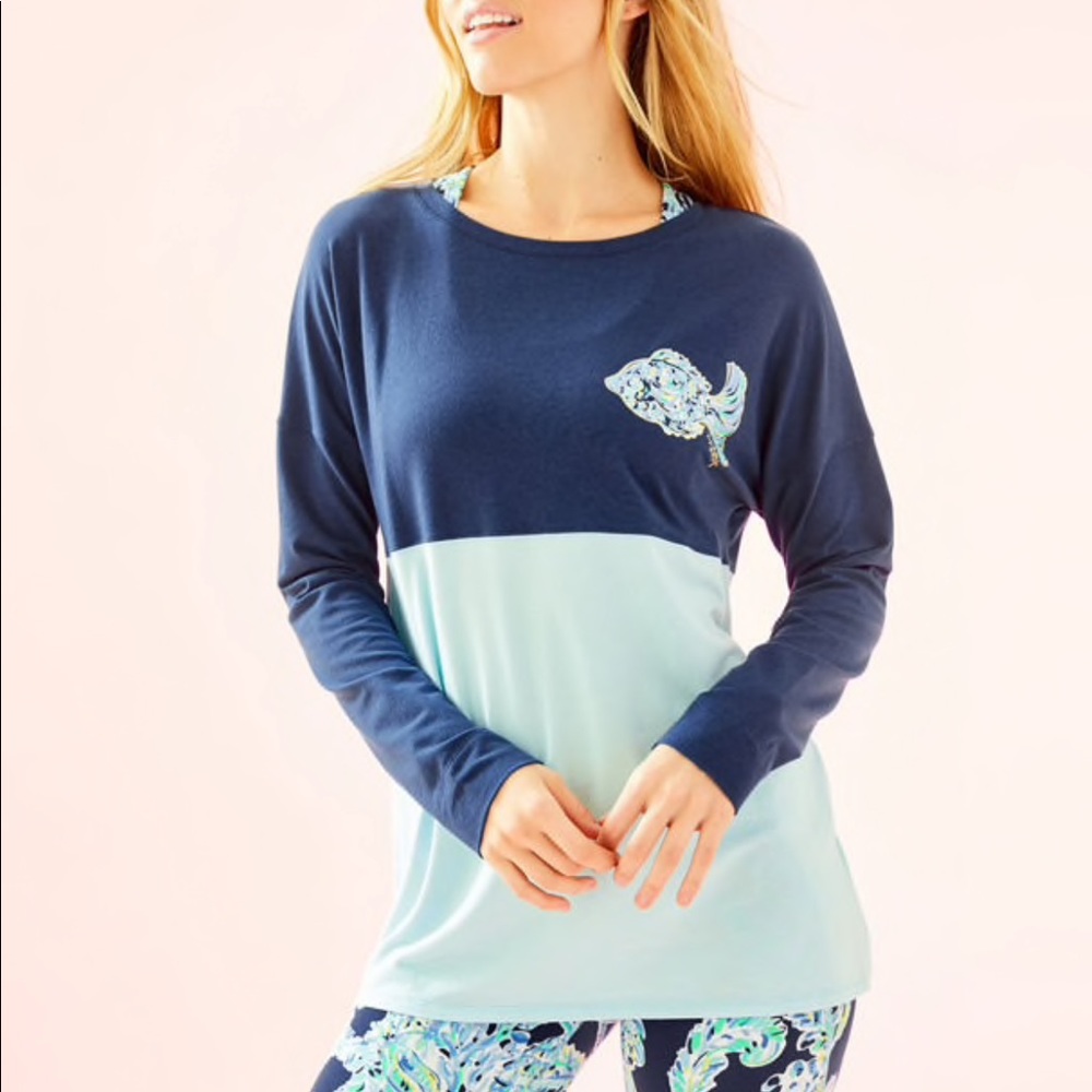 Lilly Pulitzer Finn top scuba doo  XL NWT